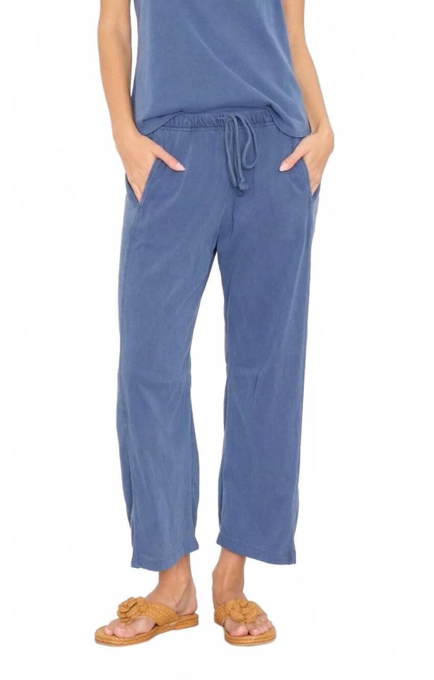 NEW XIRENA theo cropped pull-on pants in vintage navy